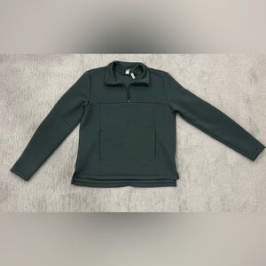 Z by Zella Women's Dark Green Quarter Zip